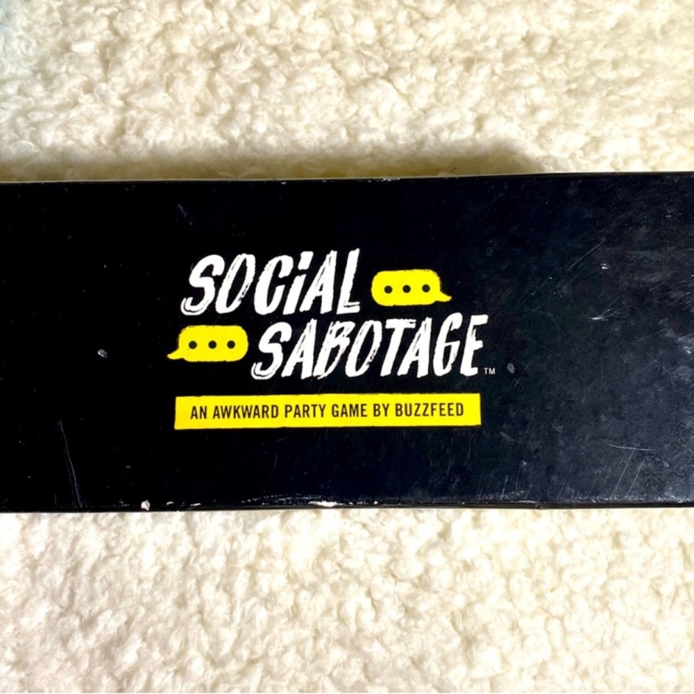 Social Sabotage Card Game